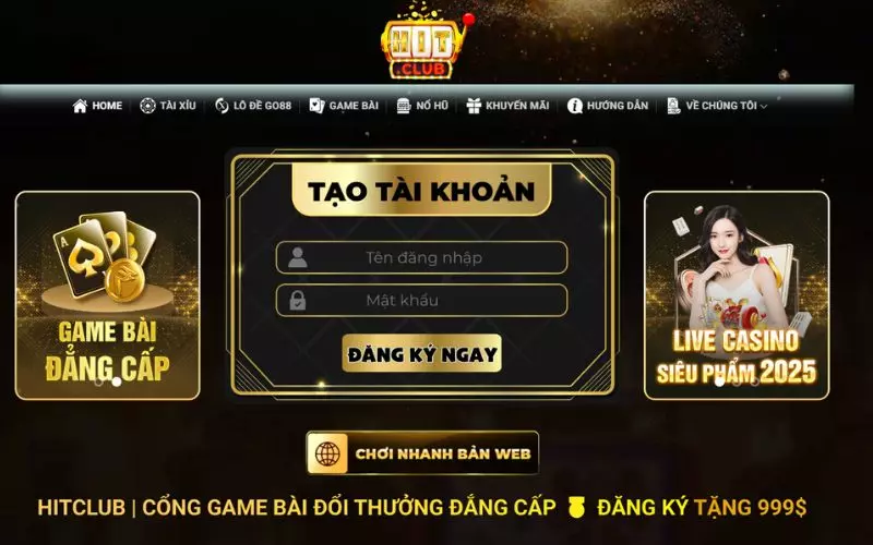Hitclub là một trong những cổng game hàng đầu hiện nay