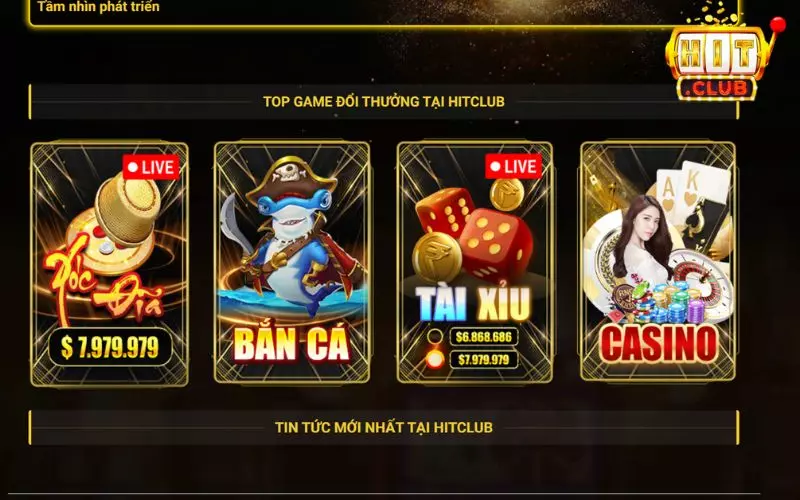 Kho game đa dạng các hình thức cá cược trực tuyến nổi tiếng hàng đầu