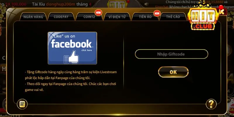 Lưu ý khi nạp tiền tại cổng game Hitclub