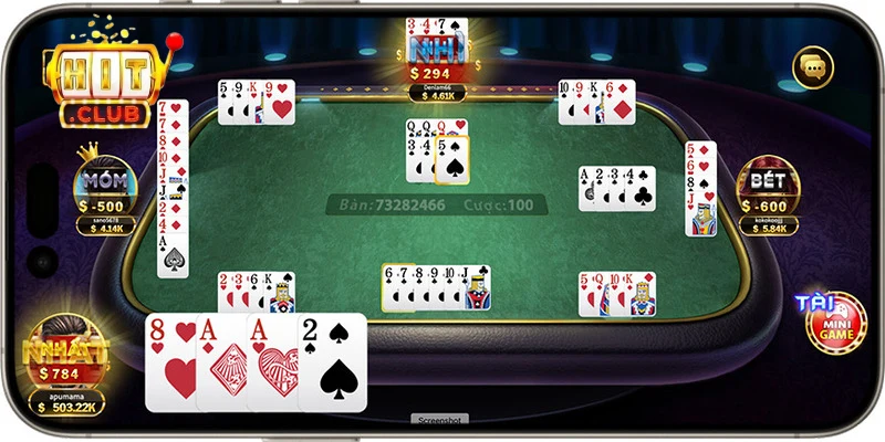 Hướng dẫn chơi Phỏm Hit Club cơ bản cho người mới