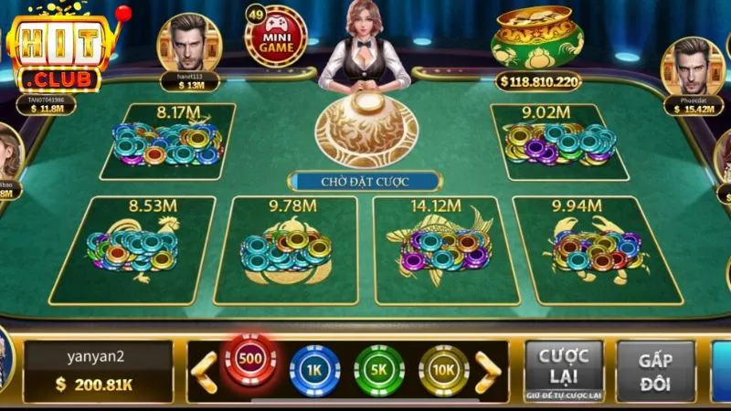 Xác suất thắng khi chơi bầu cua tại Hit Club khá cao